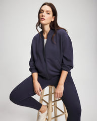 Modern Modal Bomber Jacket - DEEP INDIGO | Soma discount