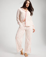 Printed Pajama Pants - COQUETTE VALENTINE CHAMP | Soma for sale