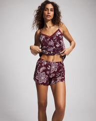 Relaxed Pajama Short - PAISLEY SPLENDOR PLUM | Soma discount
