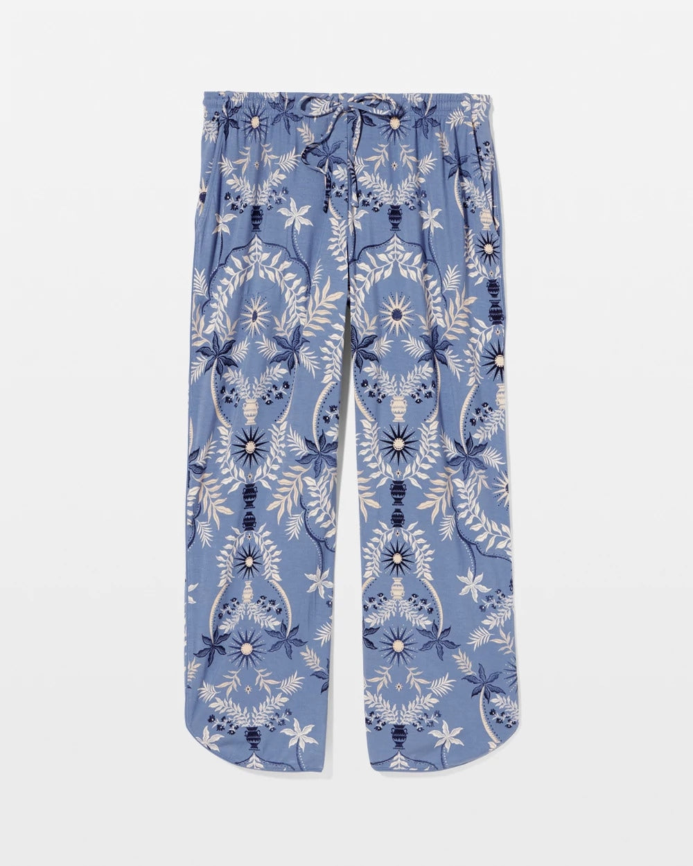 Piped Crop Pajama Pants - BOTANICAL TILE SUNDOWN | Soma sale