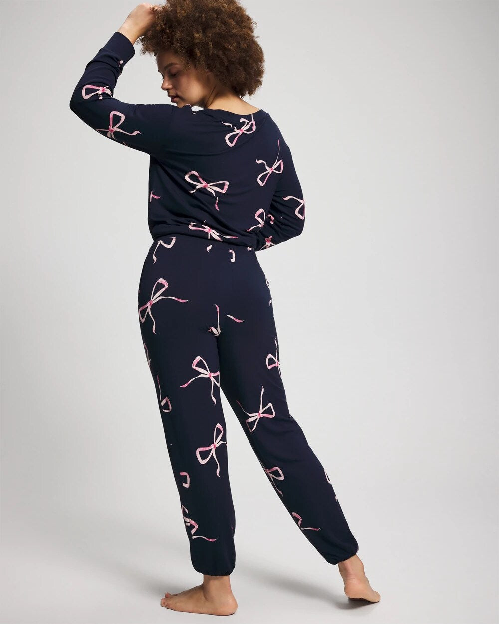 Banded Ankle Pajama Pant - BELOVED BOWS GRAND NAVY | Soma discount