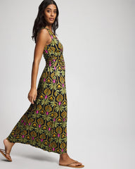 Goddess Maxi Bra Dress - PALMY PATTERNS NAVY | Soma near me