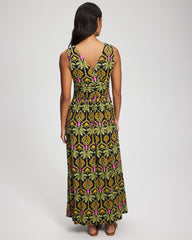 Goddess Maxi Bra Dress - PALMY PATTERNS NAVY | Soma near me
