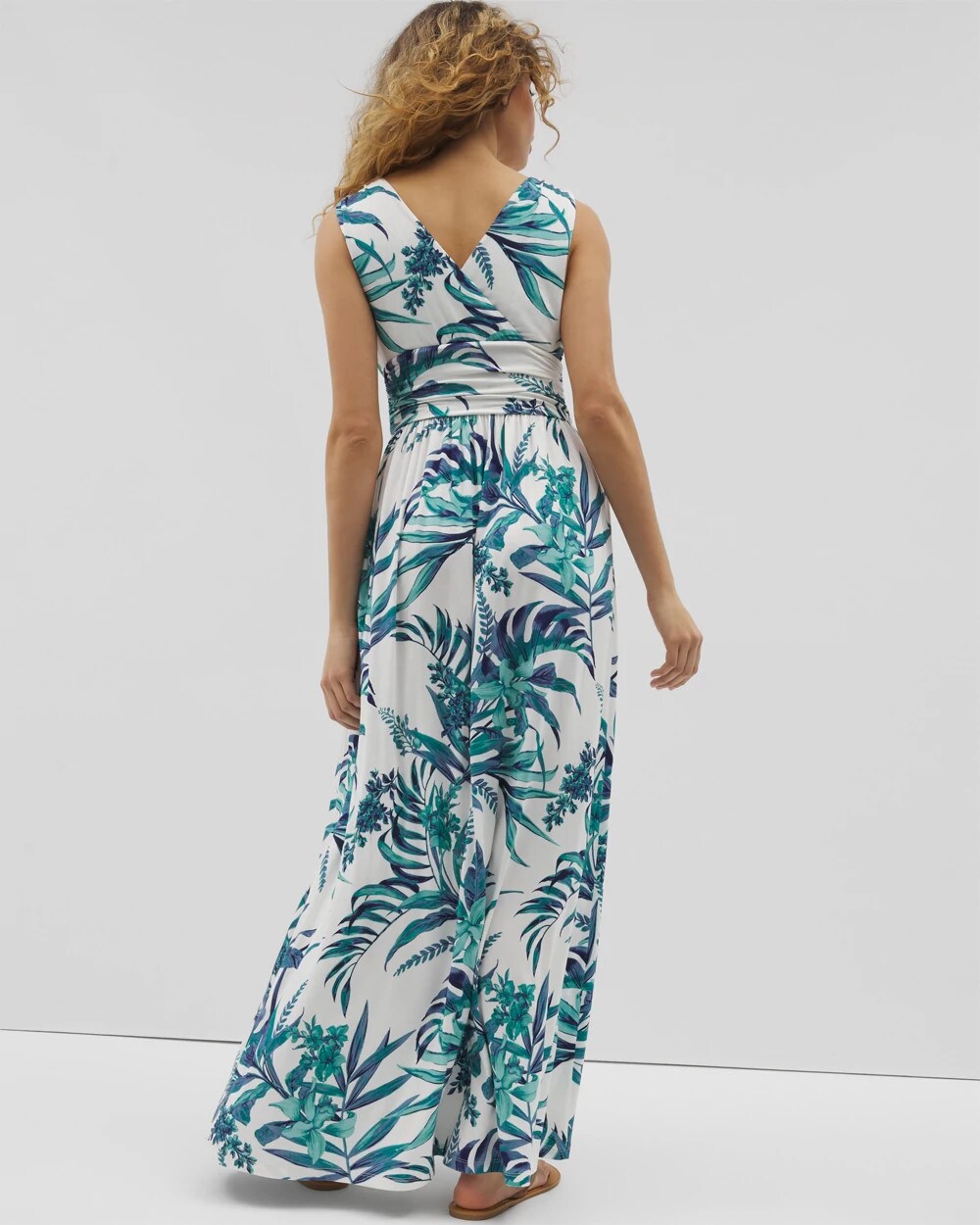 Goddess Maxi Bra Dress - PALM PERFECT G COCONUT | Soma discount