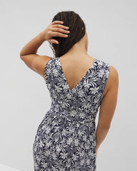 Goddess Maxi Bra Dress - TROPIC TILES NAVY COCO | Soma outlet