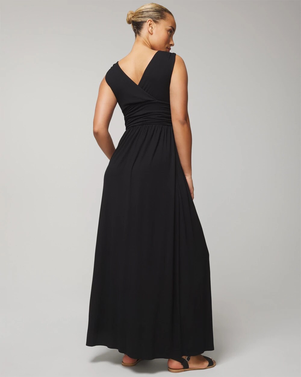 Goddess Maxi Bra Dress - BLACK | Soma for sale