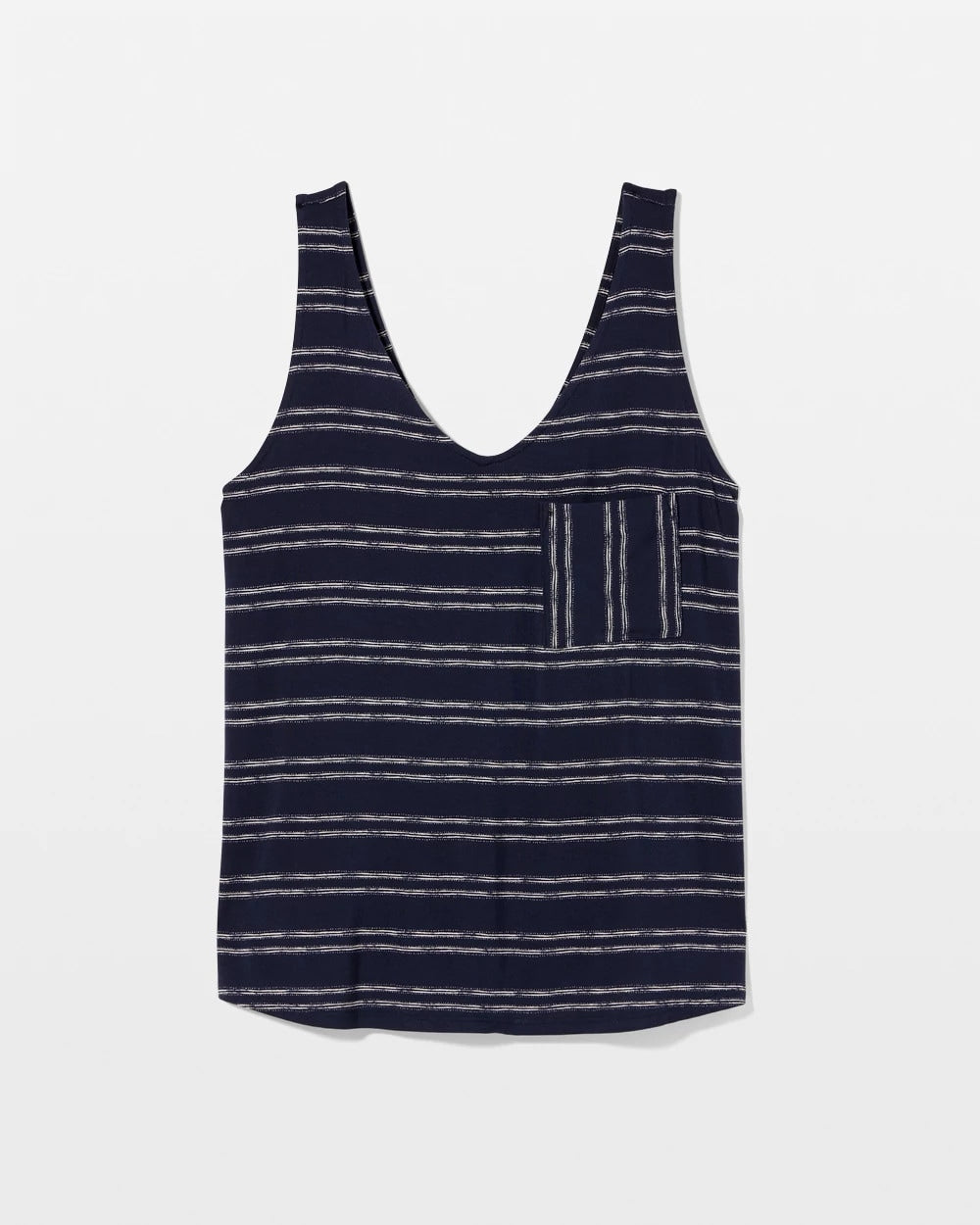 V-Neck Pajama Tank - BOHO STRIPE NAVY | Soma on sale