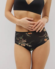 Modern Brief Panty - PARADISE PLUMES D M BLACK | Soma near me