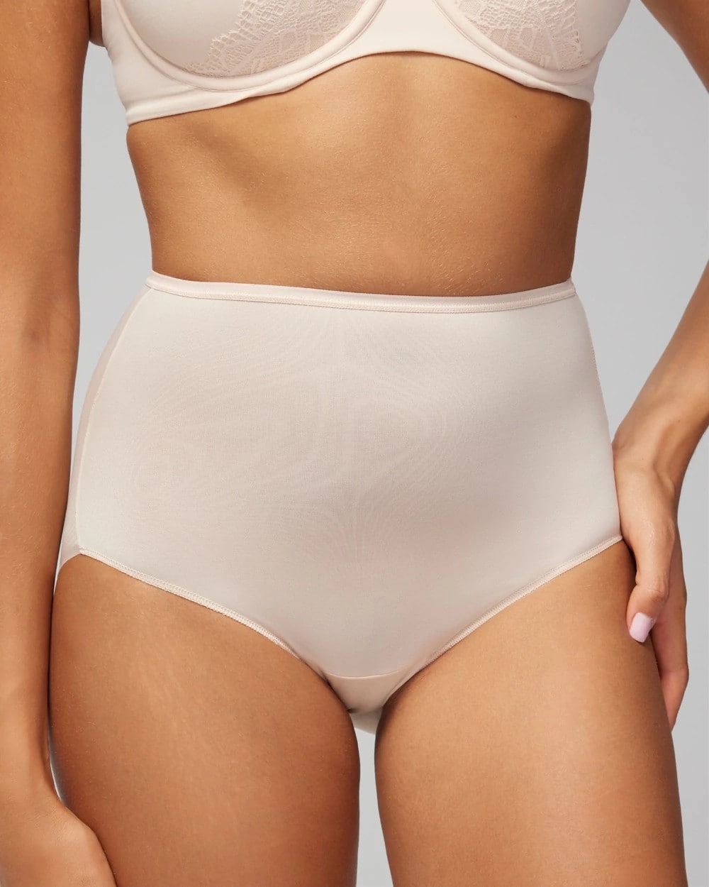 High-Waist Brief Panty - PALE SAND | Soma near me