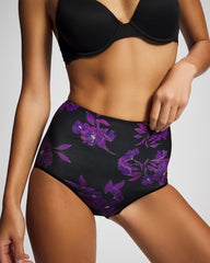 High-Waist Brief Panty - GILDED BLOOMS MAGENTA M | Soma near me