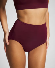 High-Waist Brief Panty - VELVET PLUM | Soma for sale