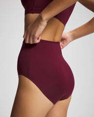 High-Waist Brief Panty - VELVET PLUM | Soma for sale