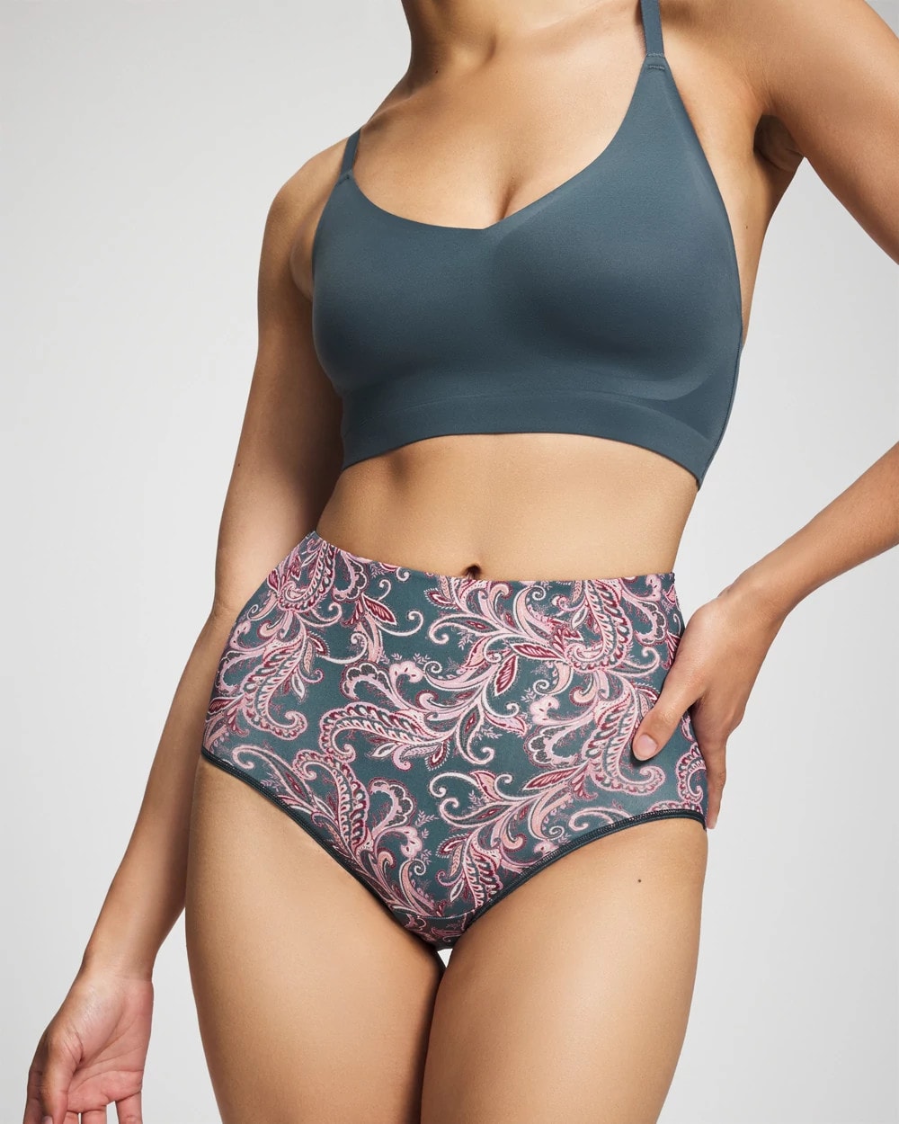 High-Waist Brief Panty - IMPERIAL PAISLEY M PET | Soma discount