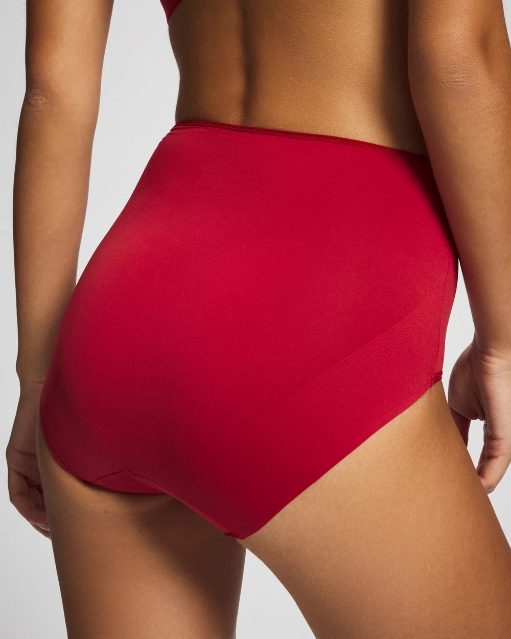 High-Waist Brief Panty - PAINT THE TOWN RED | Soma on sale