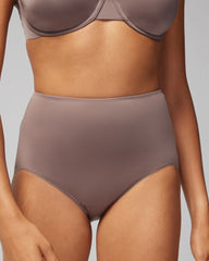 High-Waist Brief Panty - MOCHACCINO | Soma Online