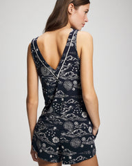 Printed Tank - COSMIC BALLET NAVY | Soma discount