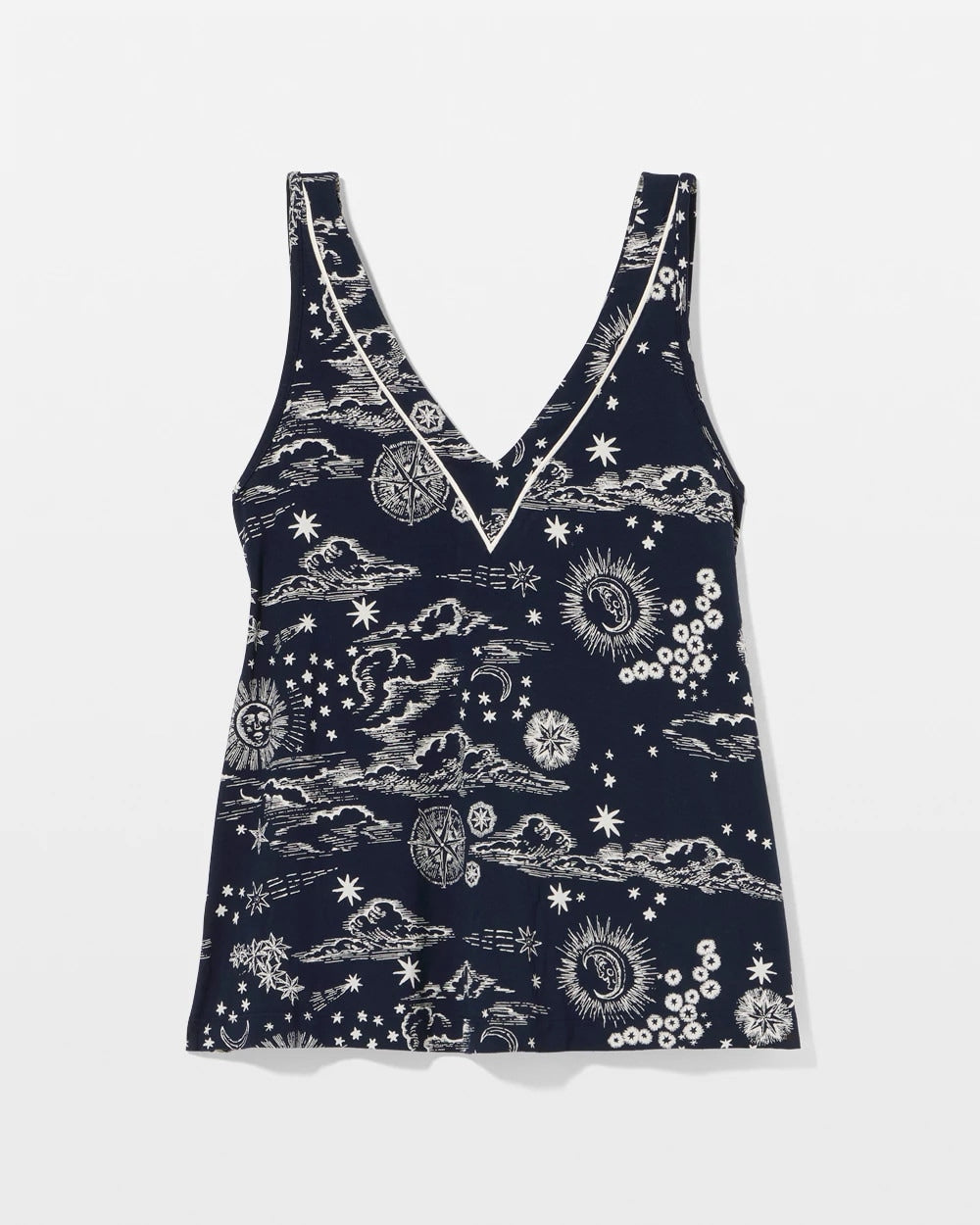 Printed Tank - COSMIC BALLET NAVY | Soma discount