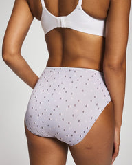 Tummy Modern Brief Panty with Lace - HALF MOON BLUE OPAL | Soma near me