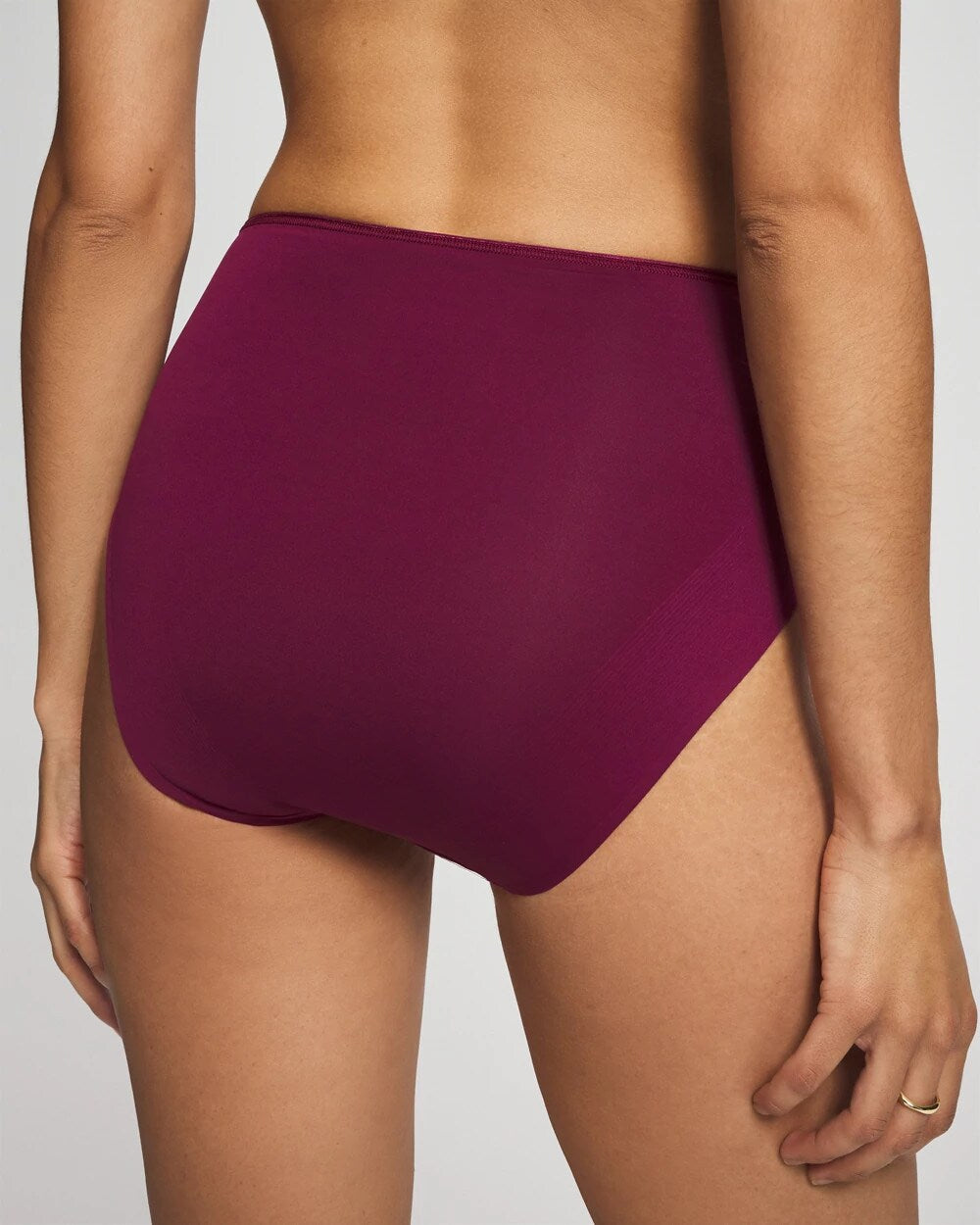 Tummy Modern Brief Panty with Lace - POMEGRANATE WINE | Soma for sale