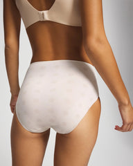 Tummy Modern Brief Panty with Lace - DRAMA DOTS CHAMPAGNE | Soma on sale
