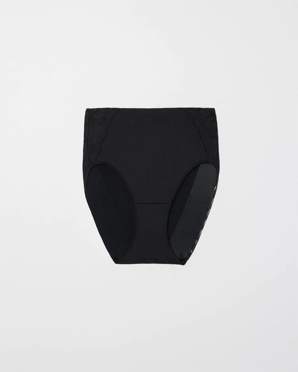 Modern Brief Panty with Lace - BLACK | Soma Online