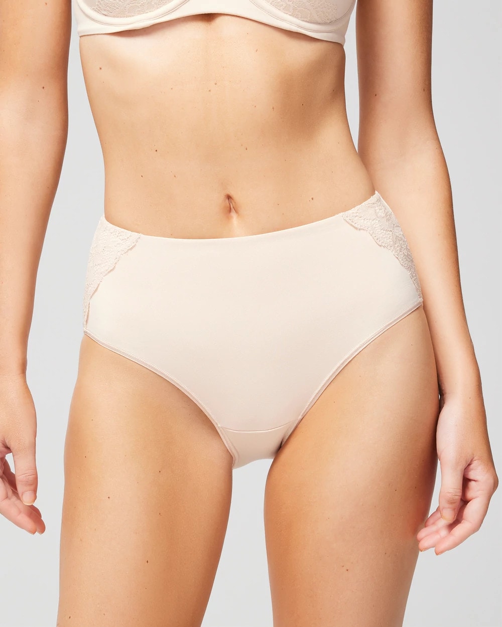 Modern Brief Panty with Lace - PALE SAND | Soma outlet