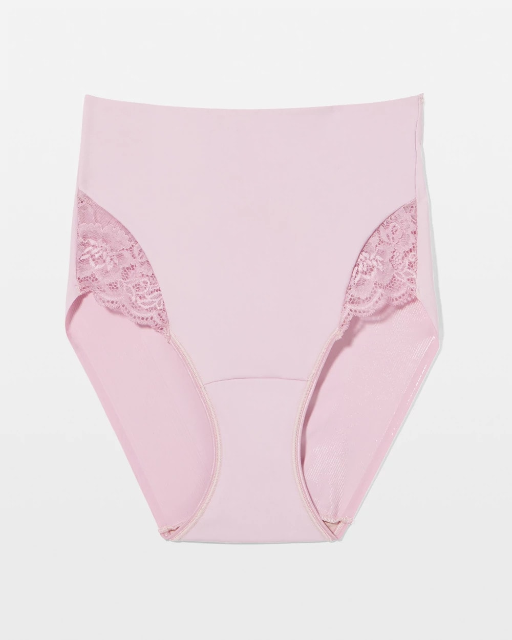 Tummy High-Waist Brief Panty with Lace - AMETHYST BLUSH | Soma sale