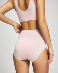 Tummy High-Waist Brief Panty with Lace - PRETTY PINK | Soma discount