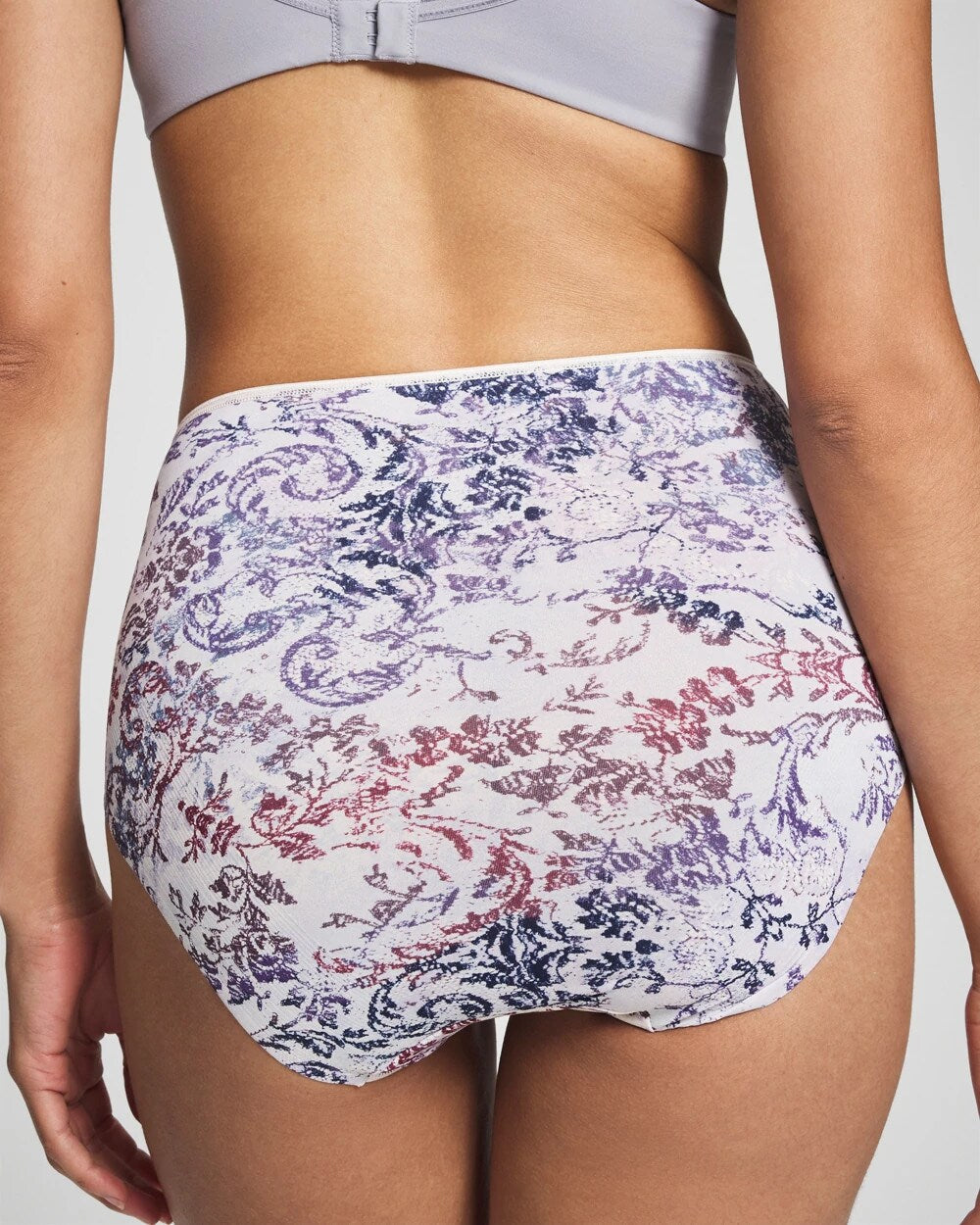 Tummy High-Waist Brief Panty with Lace - LACE HARMONY M LILAC | Soma outlet