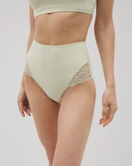 Tummy High-Waist Brief Panty with Lace - ALOE WASH | Soma near me