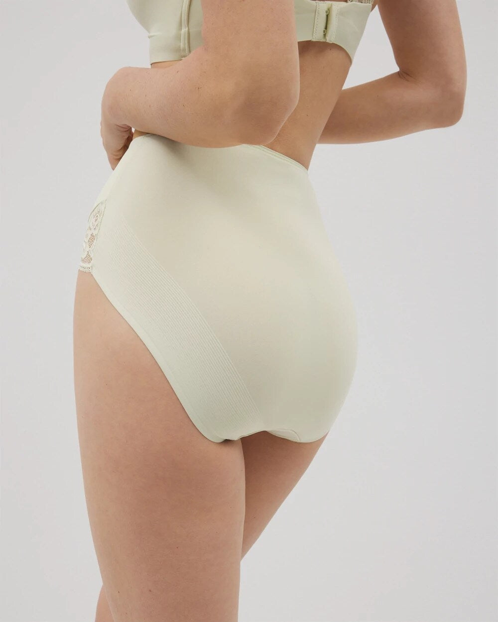 Tummy High-Waist Brief Panty with Lace - ALOE WASH | Soma near me