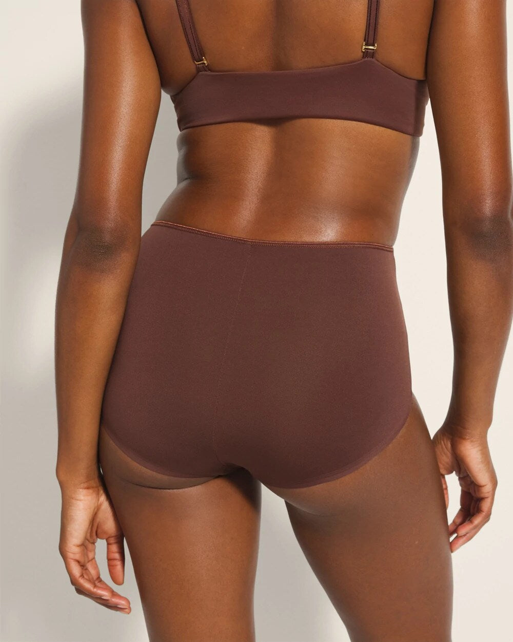 High-Waist Cheeky Panty - MOCHA | Soma on sale