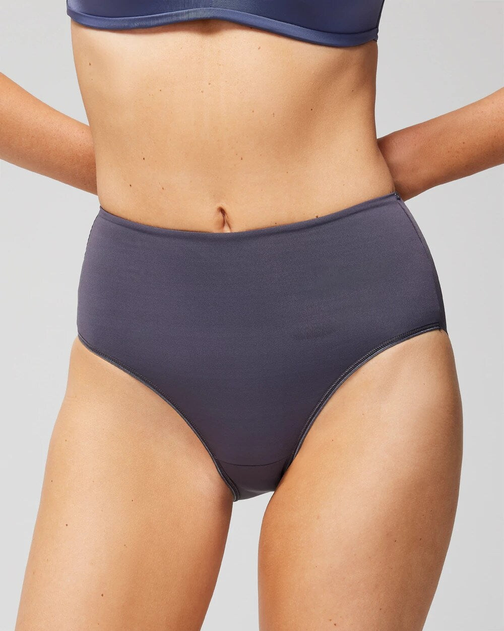 Tummy Modern Brief Panty - GRAY INK | Soma near me