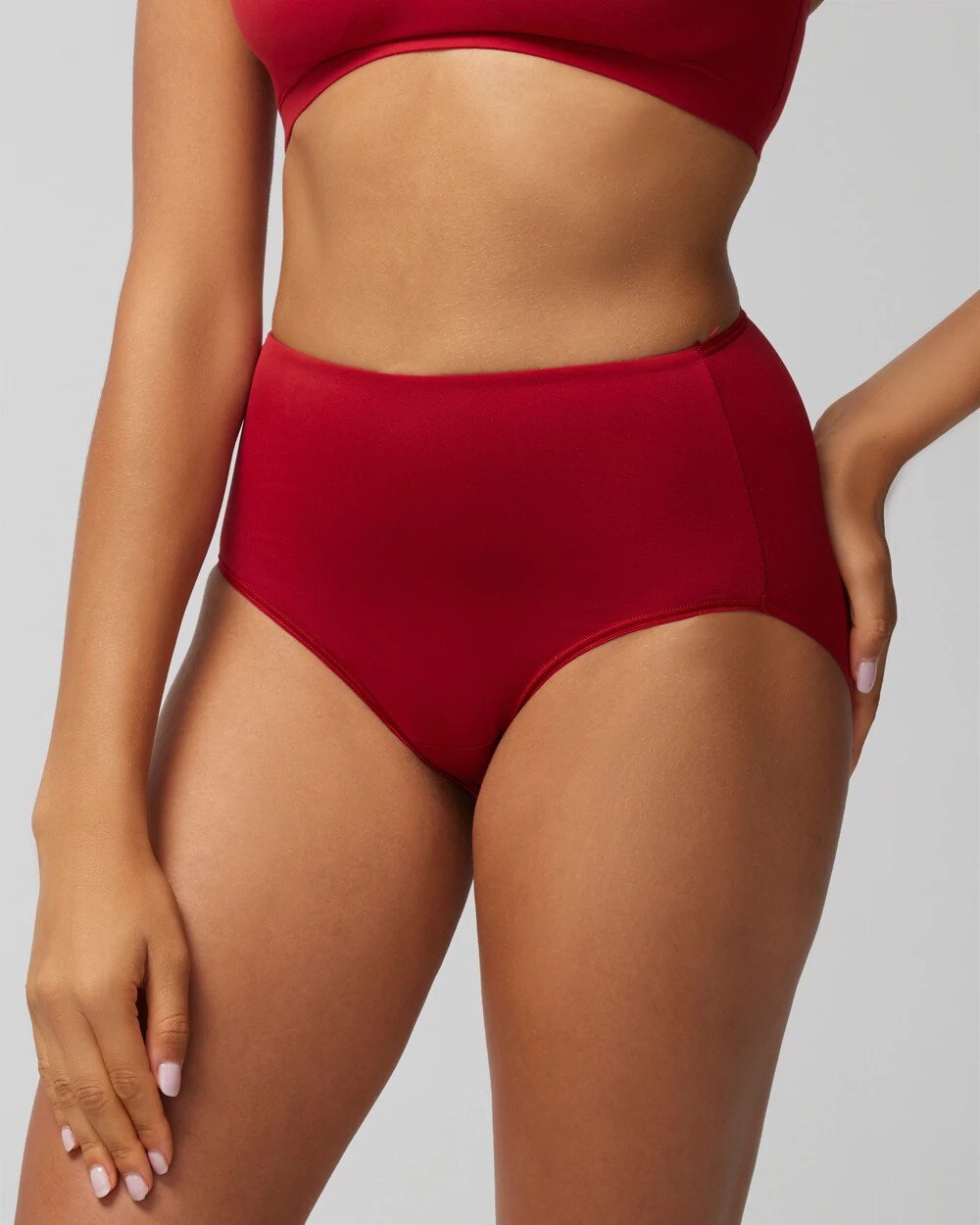 Tummy Modern Brief Panty - PAINT THE TOWN RED | Soma for sale