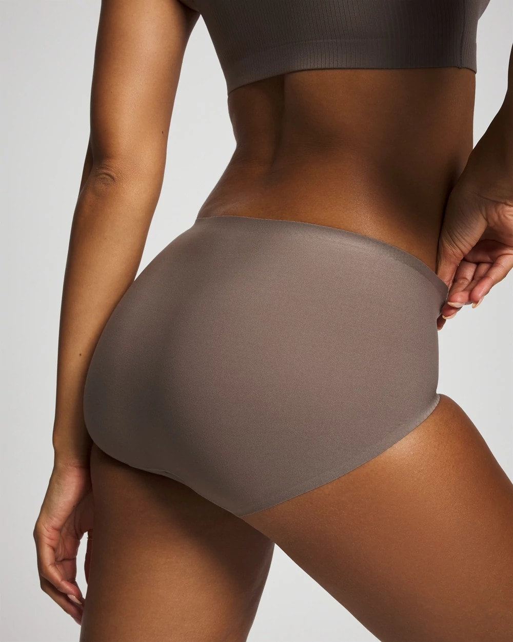 Enbliss Soft Stretch Modern Brief Panty - DARK TAUPE | Soma outlet