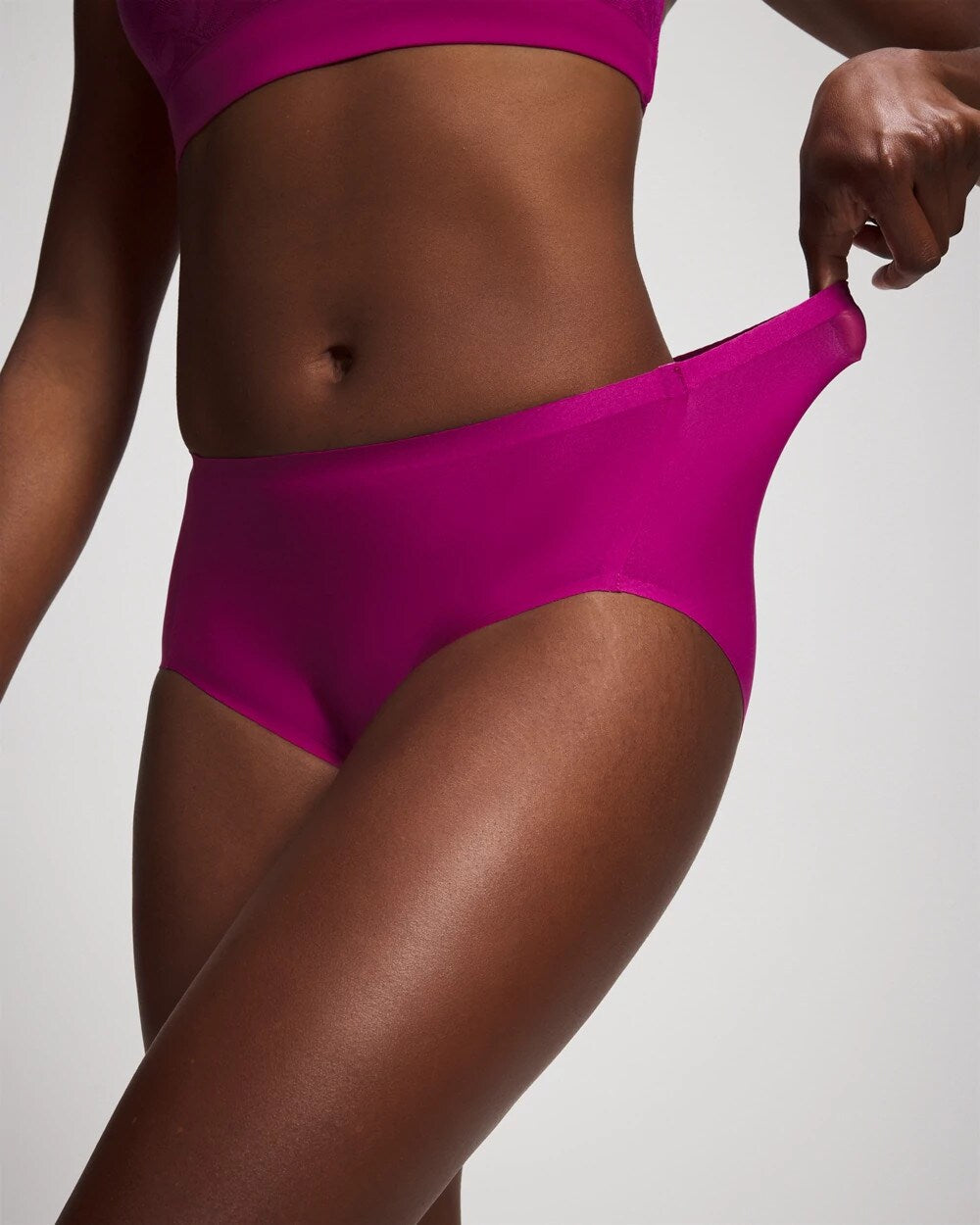 Enbliss Soft Stretch Modern Brief Panty - MAGENTA ORCHID | Soma on sale