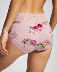 Brief Panty with Enchanting Lace - FEATHERED FANCY MINI PINK | Soma sale