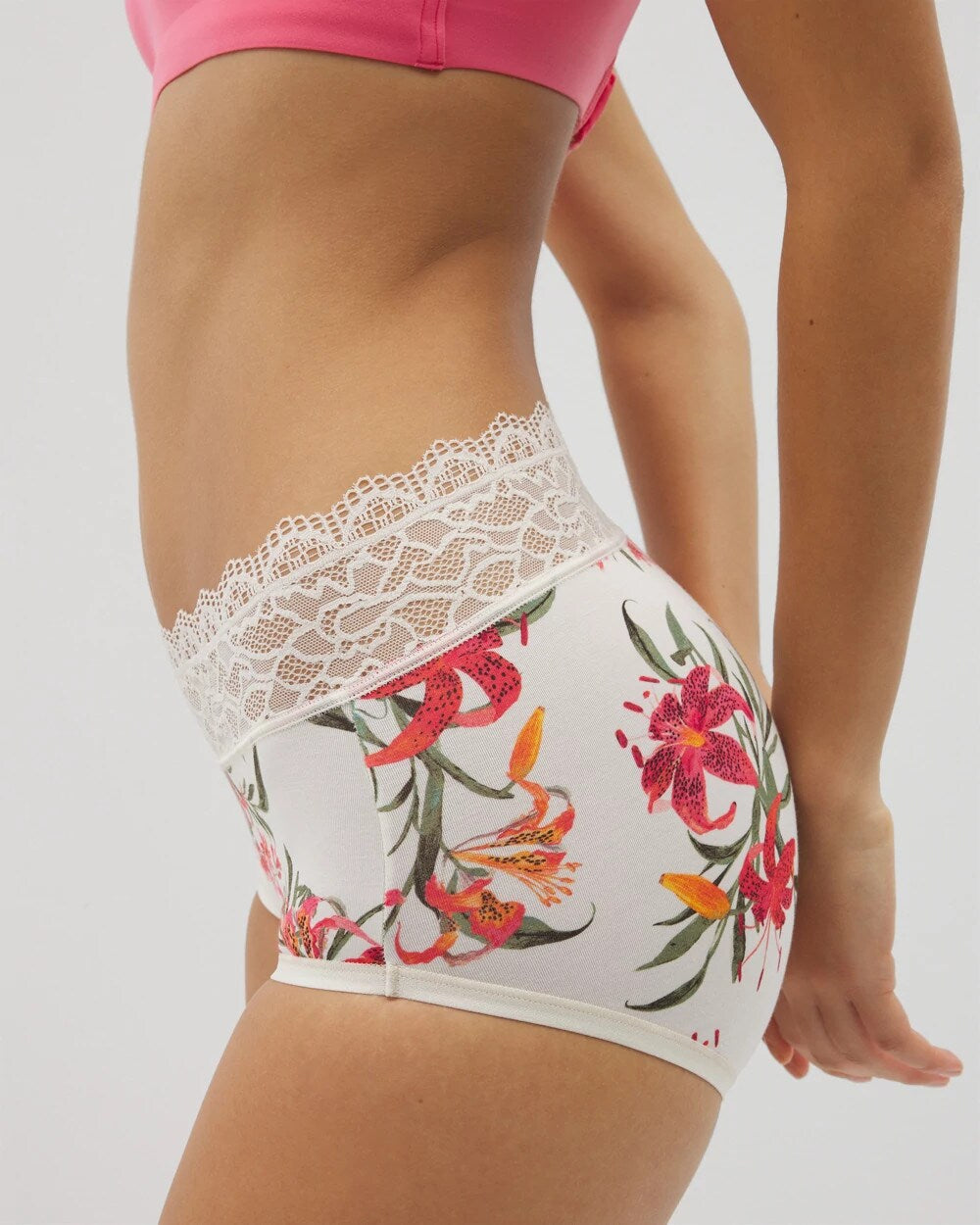 Brief Panty with Enchanting Lace - LE TIGRE FLORA MINI CH | Soma discount