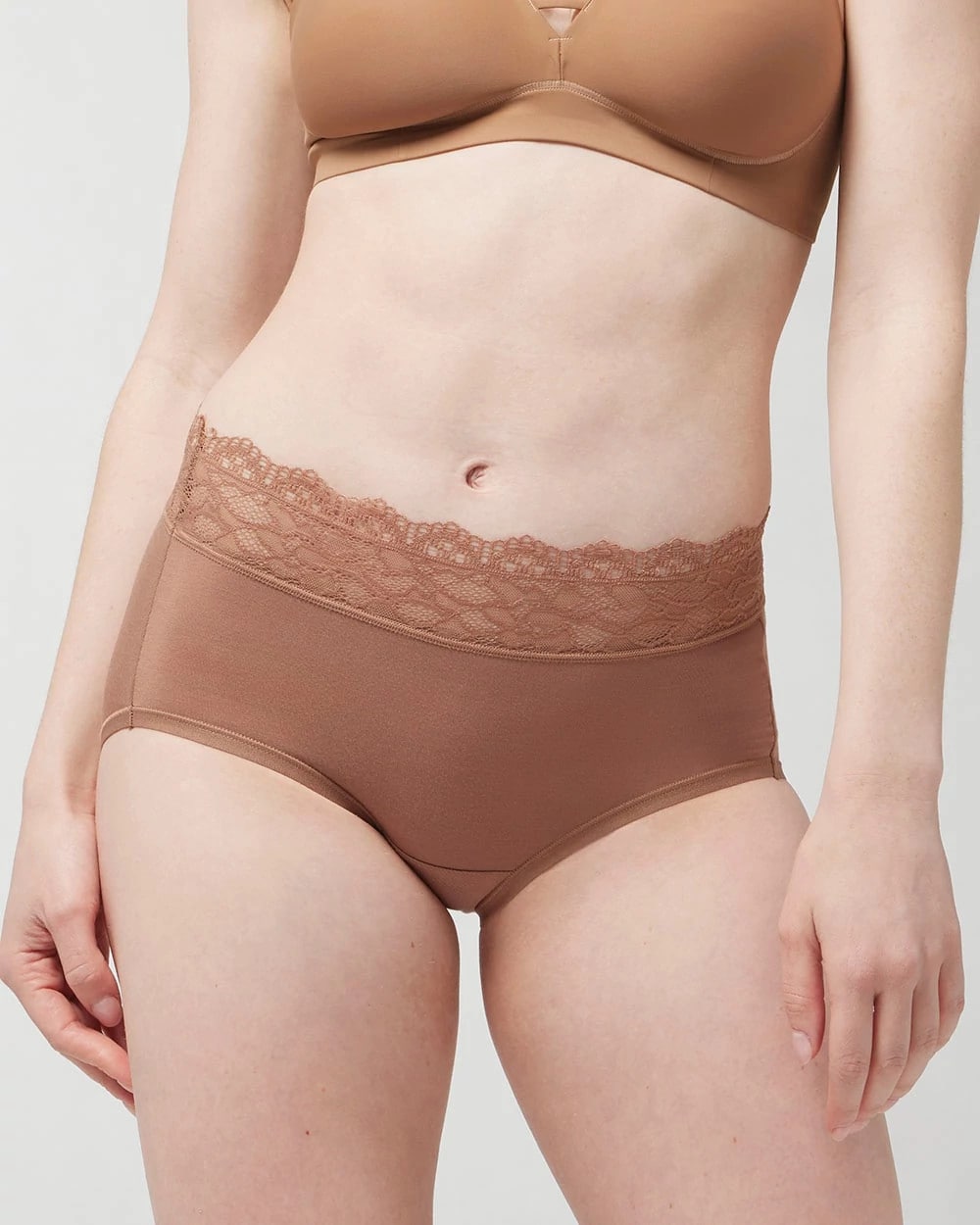 Brief Panty with Enchanting Lace - WARM SIENNA | Soma for sale