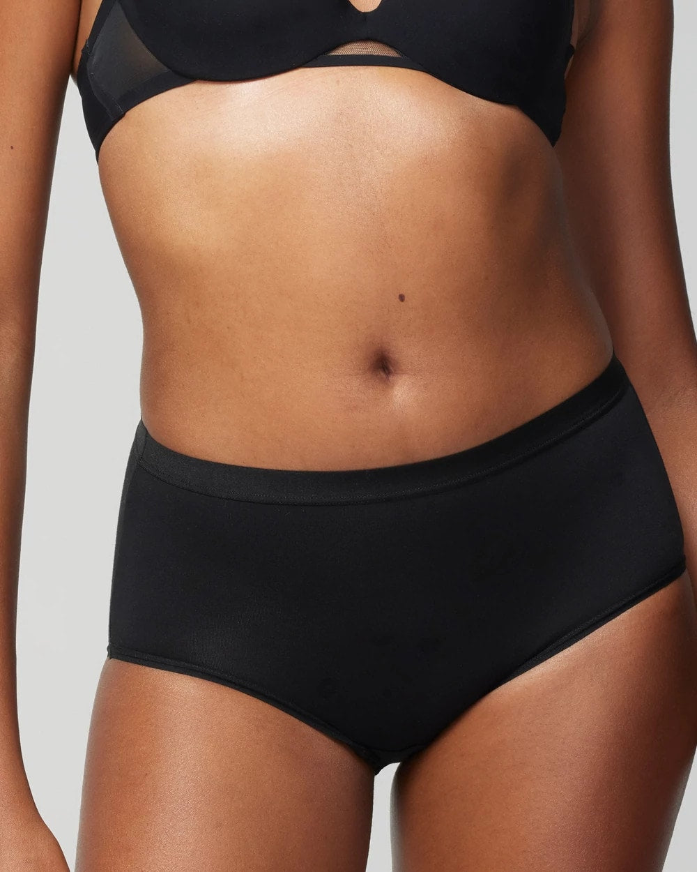 Cotton Modern Brief Panty - BLACK | Soma outlet