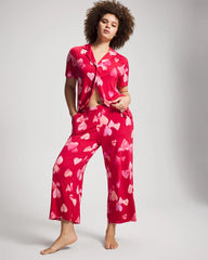 Cropped Pajama Pants - WHOLE LOTTA LOVE RED | Soma for sale