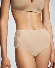 Lace Back Modern Brief Panty - WARM AMBER | Soma outlet