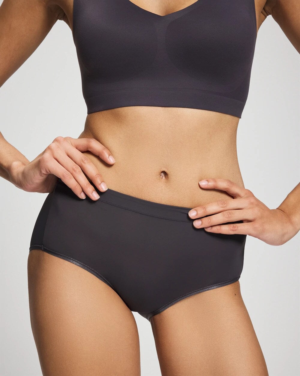Modern Brief Panty - GRAY INK | Soma outlet