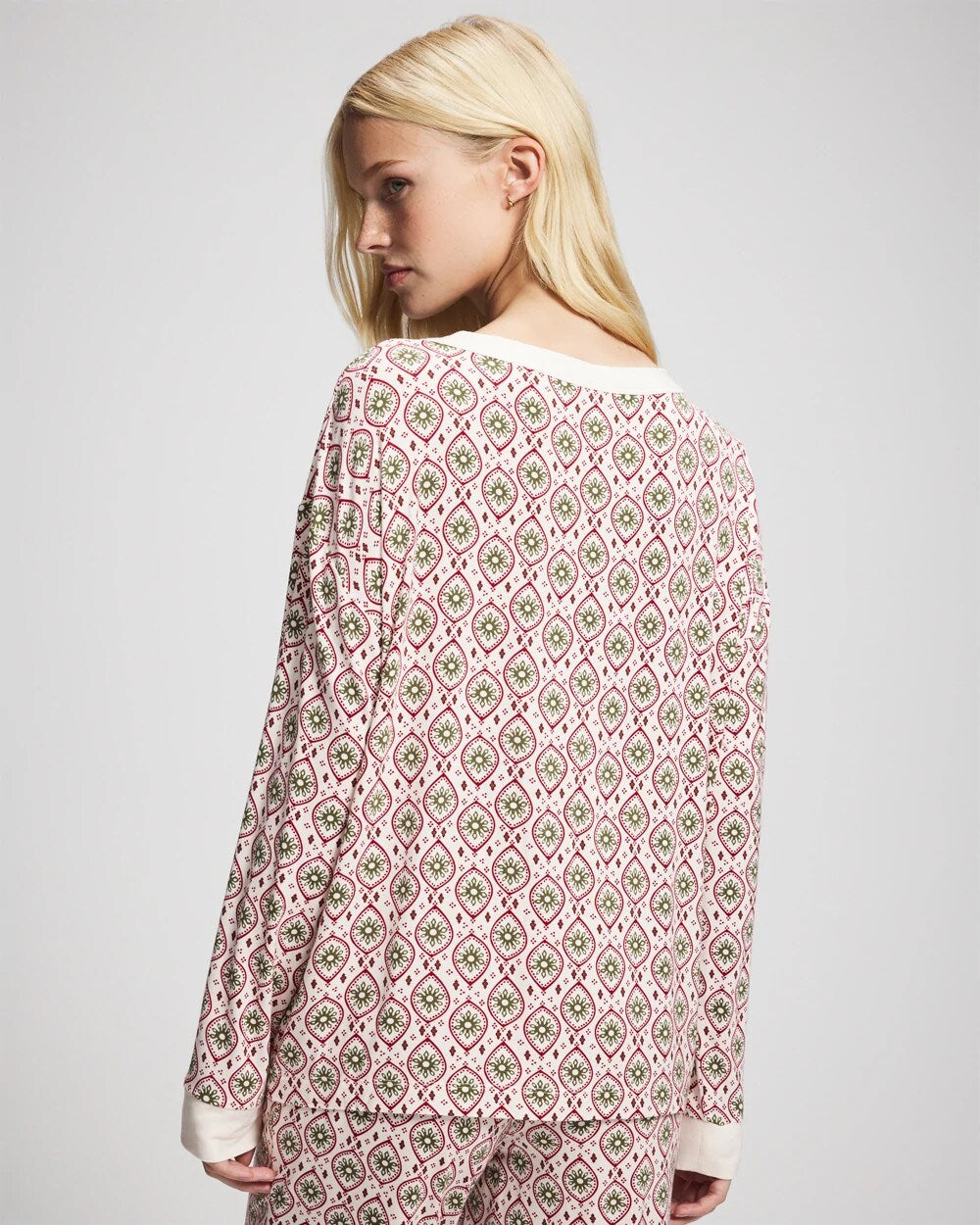 Long Sleeve Henley - PATTERNED PIECES CHAMP | Soma outlet