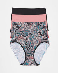 Tummy High-Waist Brief Panty 3 Pack - REGAL PAISLEY MULTI PACK | Soma sale