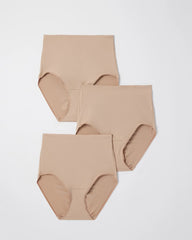 Tummy High-Waist Brief Panty 3 Pack - WARM AMBER MULTIPACK | Soma outlet