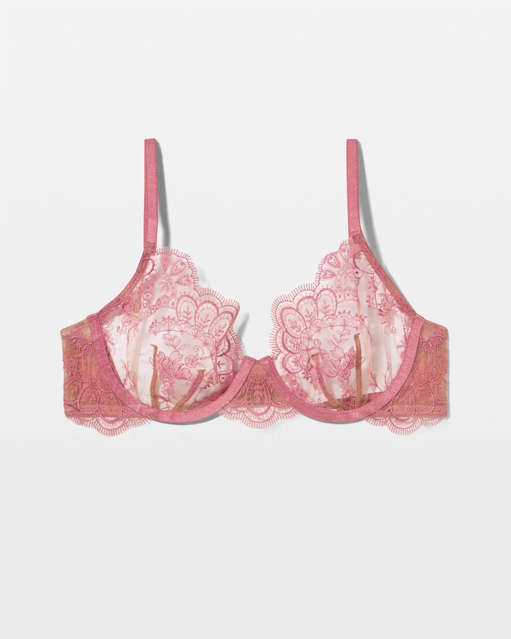 Tattoo Embroidered Perfect Coverage Bra - ANTIQUE PINK | Soma discount