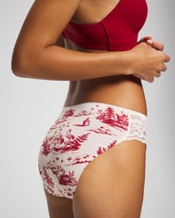 Edge Hipster Panty with Lace - ENCHANTED TOILE CHAMPAGNE | Soma near me