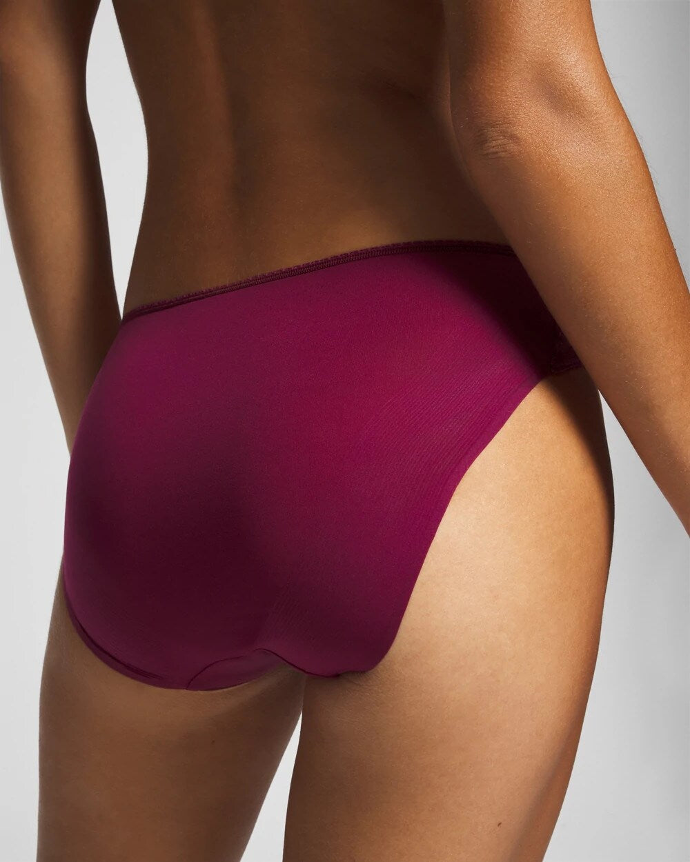 Edge Hipster Panty with Lace - POMEGRANATE WINE | Soma for sale