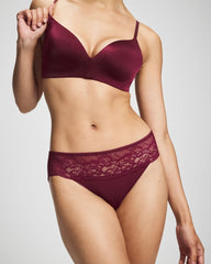 Edge Hipster Panty with Lace - VELVET PLUM | Soma Online